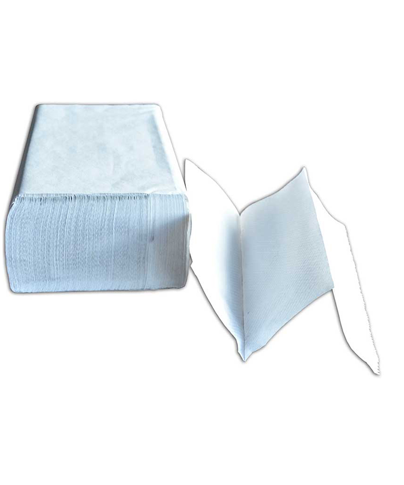 Multi Fold Hand Towel White