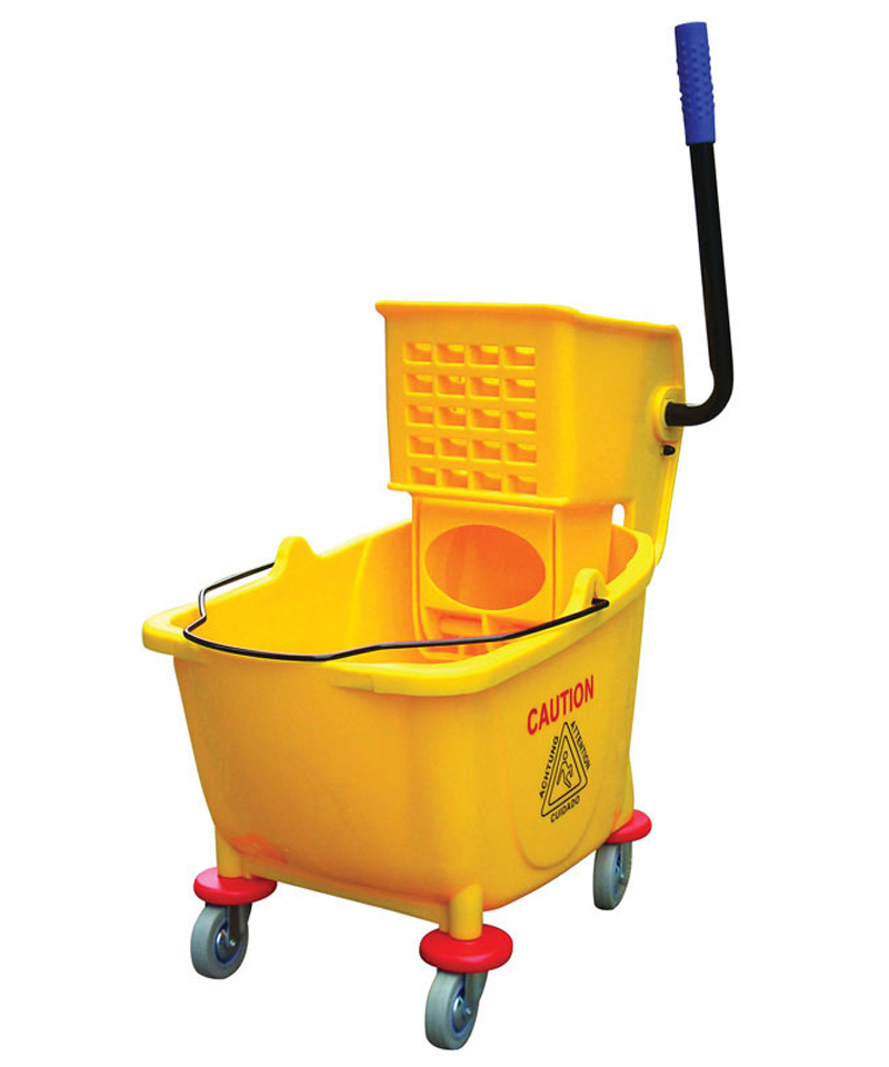 Mop Bucket and Wringer Combo Yellow